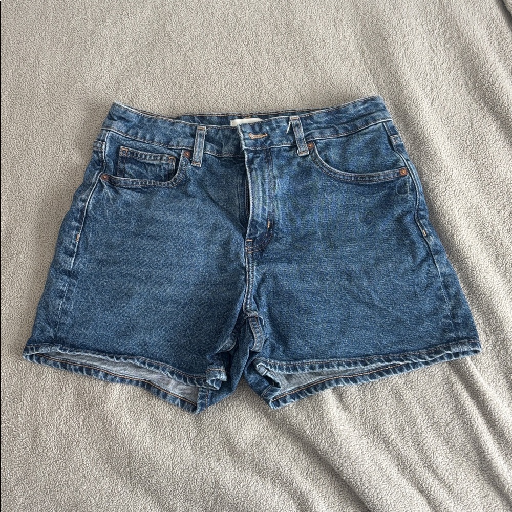 Blue Denim Shorts